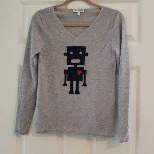 Neiman Marcus Robot Love Cashmere Sweater